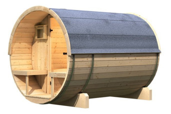  Karibu | Barrelsauna 2 | Rode Dakshingles 401442-31